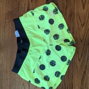 Women's Nike neon polka dot shorts size small